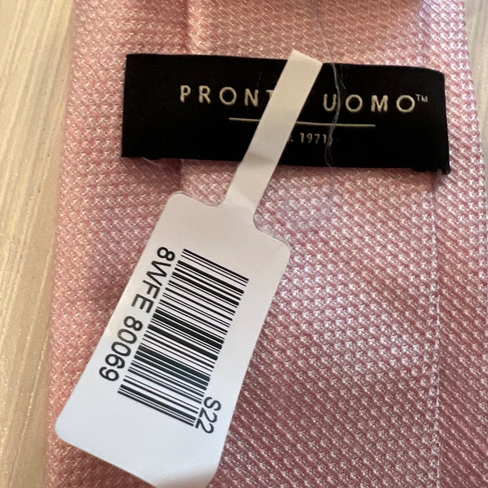 Men’s warehouse Pronto Uomo silk linen tie , NWT immaculate